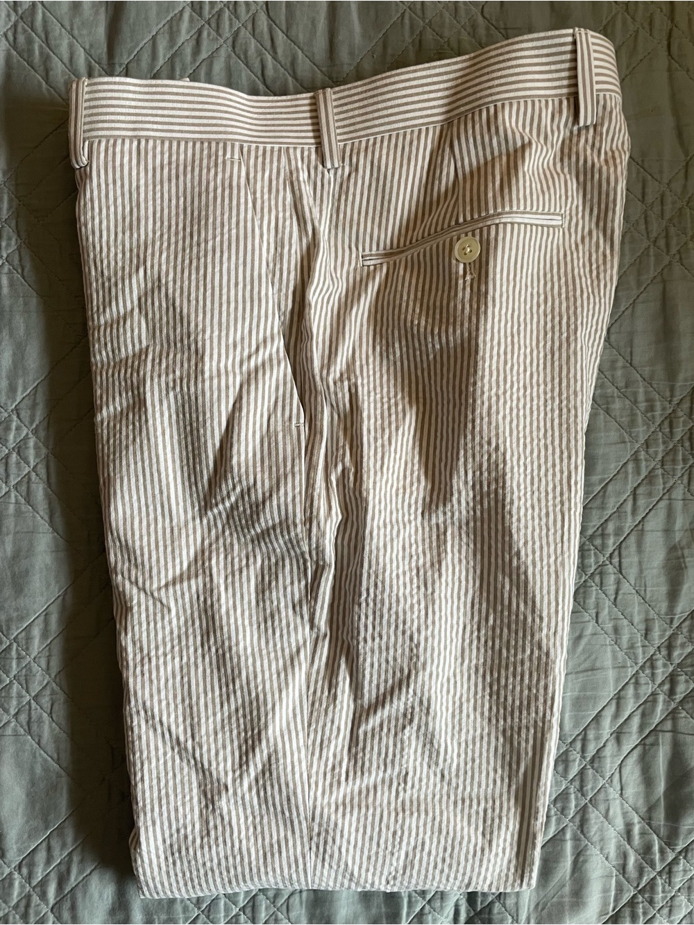 J. CREW Ludlow Slim-fit suit pant in cotton seersucker Size 31 NWD $218 CR095 - Picture 4 of 8